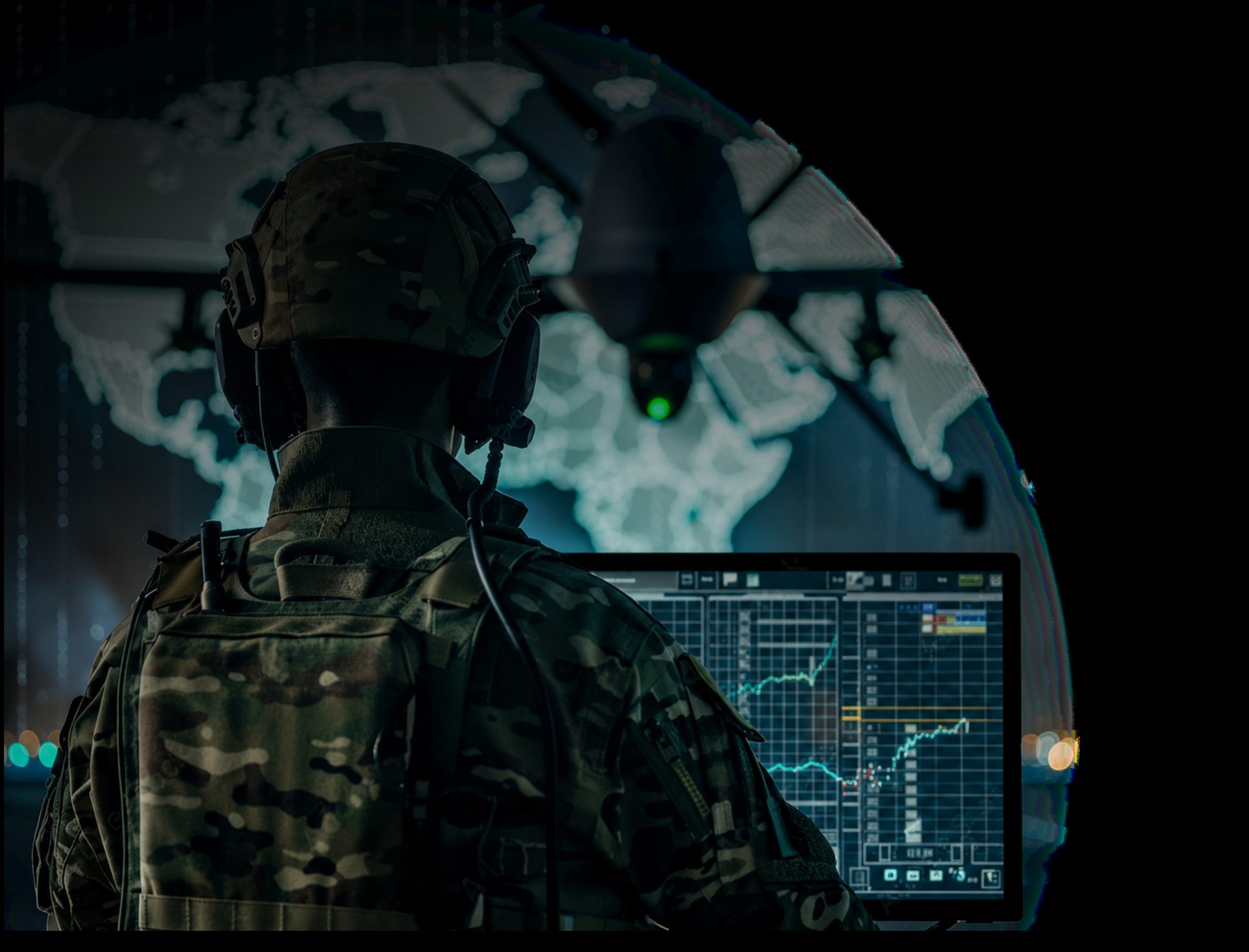 Operator using the Atlas operational console